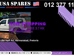 Jeep Cherokee 3.7 KK 2008-13 stripping for used spares