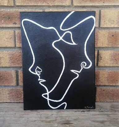 Wall art painting.