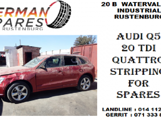 Audi Q5 20 TDI Quattro stripping for spares