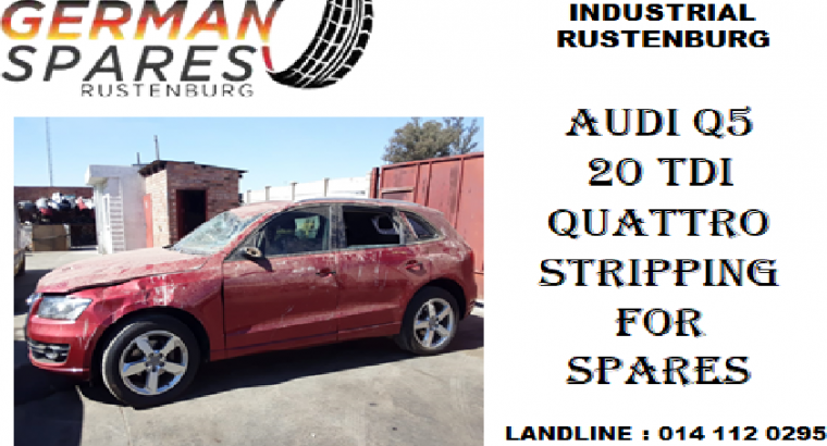 Audi Q5 20 TDI Quattro stripping for spares