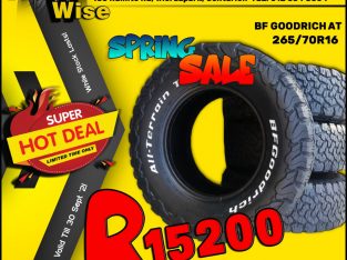BF Goodrich 265/70R16 ONLY R15 200 per set!