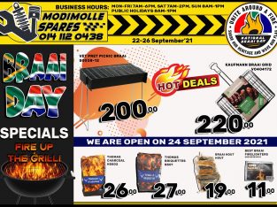 BRAAI DAY SPECIALS at Modimolle Spares!