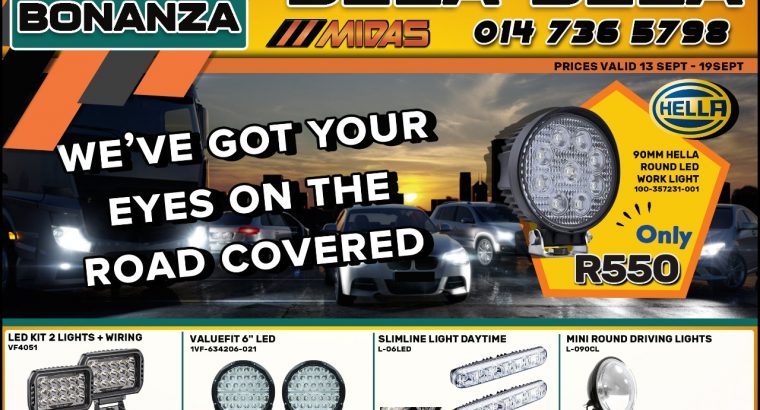 We’ve got your eyes on the road covered with these amazing deals!