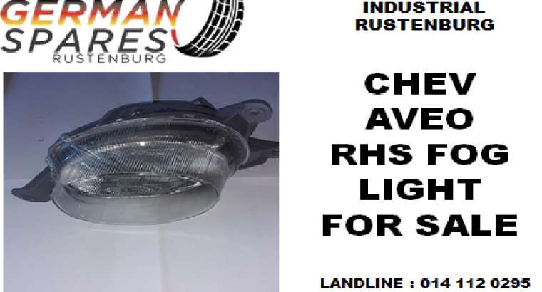 Chev Aveo RHS fog light for sale