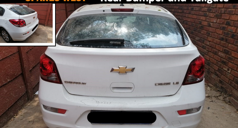 Chev Cruze 1.4 Hatchback USED Rear Bumper and Tailgate