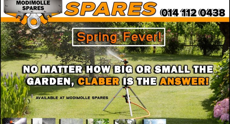 No matter how big or small the garden, Claber is the Answer!