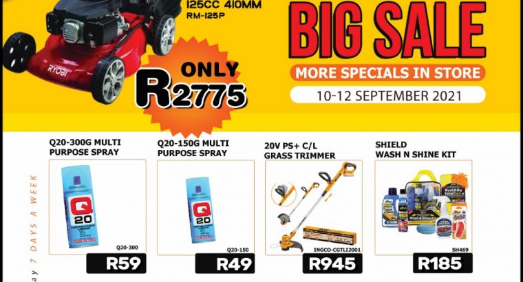 Super Big SALE this weekend at Discounter Midas!