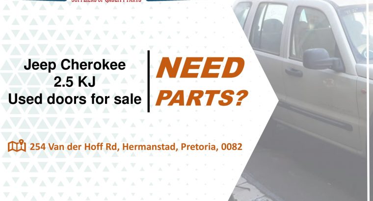 Jeep Cherokee 2.5 KJ 2002-07 used doors for sale