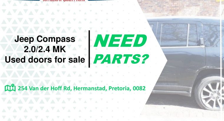 Jeep Compass 2.0/2.4 MK 2007-17 used doors for sale