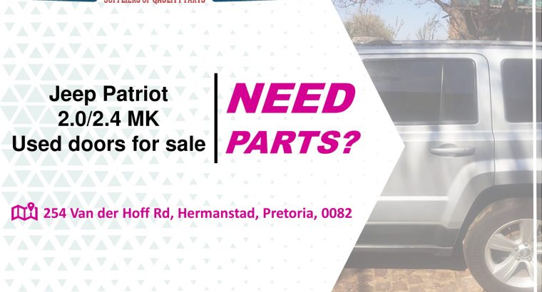 Jeep Patriot 2.0/2.4 MK 2007-17 used doors for sale