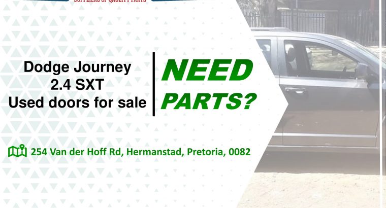 Dodge Journey 2.4 SXT 2007-19 used doors for sale