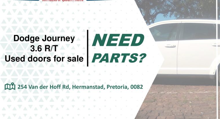 Dodge Journey 3.6 RT 2007-19 used doors for sale