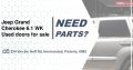 Jeep Grand Cherokee 6.1 SRT WK 2005-10 used doors for sale