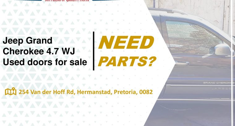 Jeep Grand Cherokee 4.7 WJ 1999-04 used doors for sale