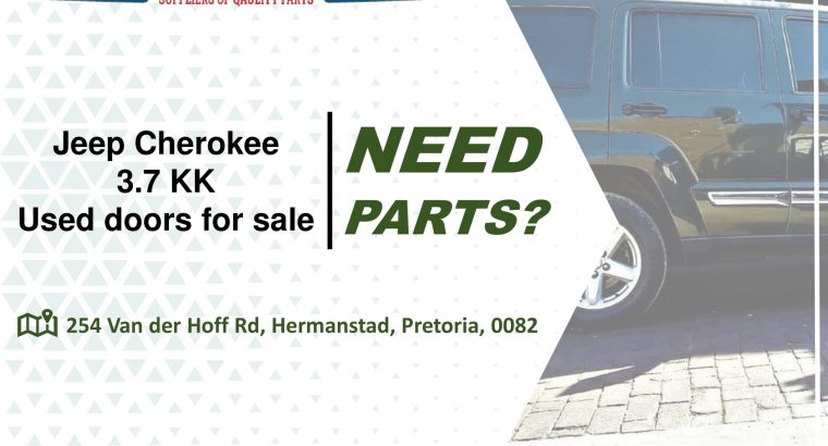 Jeep Cherokee 3.7 KK 2008-13 used doors for sale