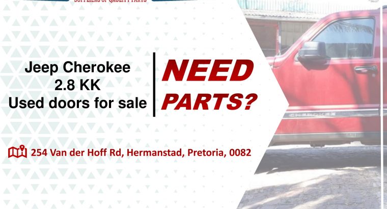 Jeep Cherokee 2.8 KK 2008-13 used doors for sale