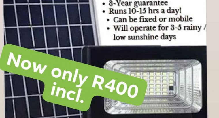 LED SOLAR FLOOD LIGHT