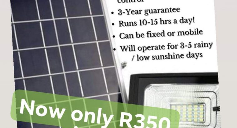 LED SOLAR FLOOD LIGHT