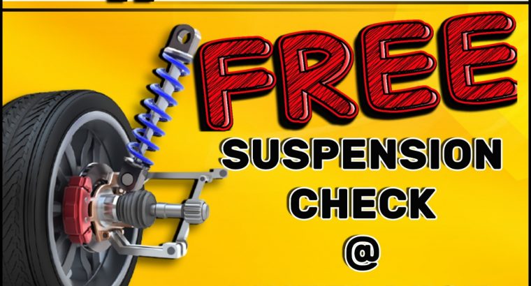 FREE Suspension Check at Wheel Wise Witbank!