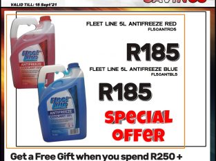 Fleet Line Antifreeze 5L ONLY R185 each at Downtown Spares!