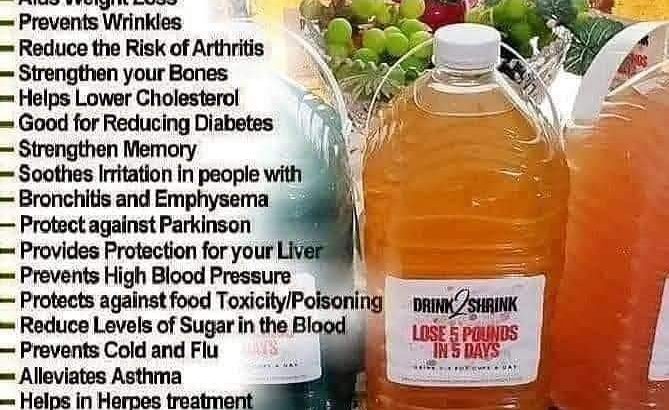 Drink2shrink juice