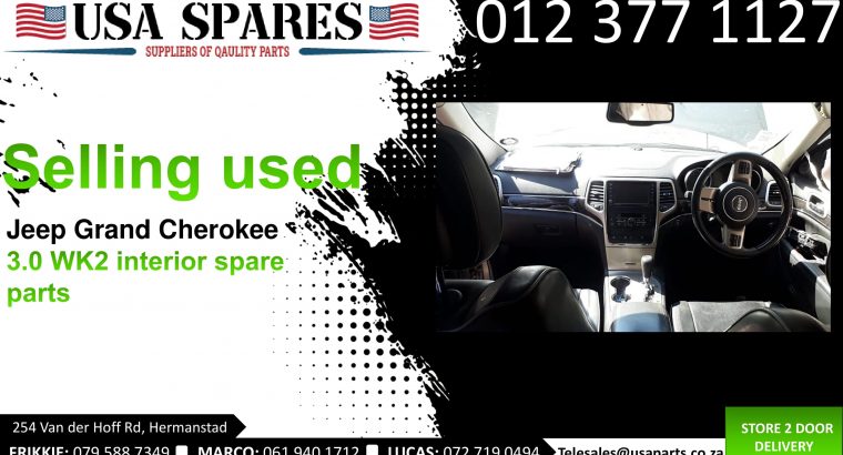 Jeep Grand Cherokee 3.0 WK2 2011-19 used interior spare parts