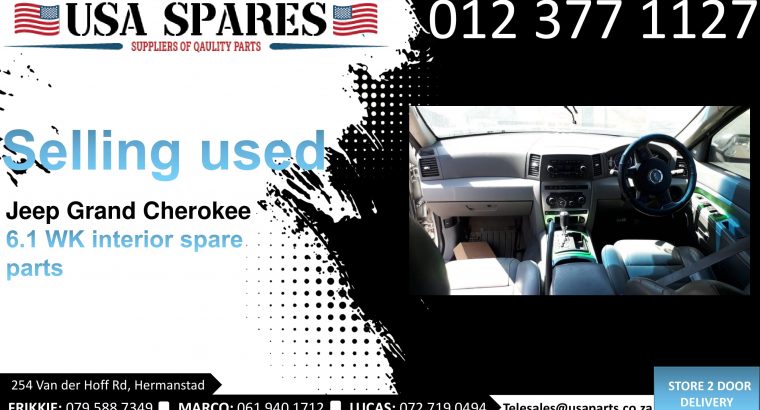 Jeep Grand Cherokee 6.1 WK 2005-10 used interior spare parts