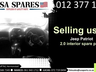 Jeep Patriot 2.4 MK 2007-17 used interior spare parts for sale