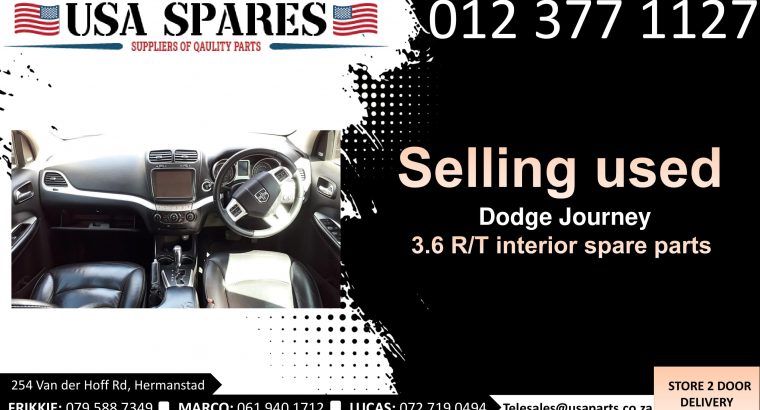 Dodge Journey 3.6 RT 2007-19 used interior spare parts for sale