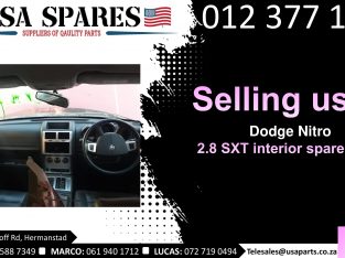 Dodge Nitro 2.8 SXT 2007-13 used interior spare parts for sale