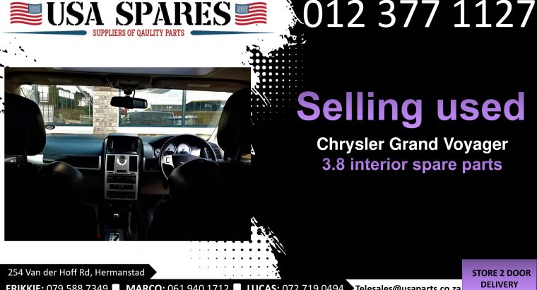Chrysler Grand Voyager 3.8 MK3 2008-19 used interior spare parts