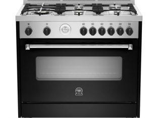 La Germania Americana 90cm Gas/Electric – Black (AMS95C61LBNE)