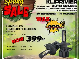 Get Lumen LED Headlight Globes NOW at these amazing LOW prices!