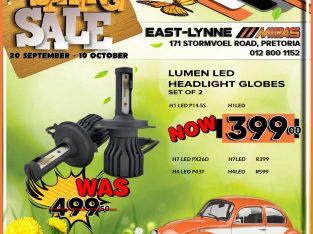 Get Lumen LED Headlight Globes NOW at these amazing LOW prices!