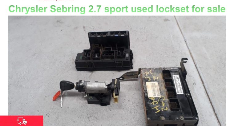 Chrysler Sebring 2.7 sport 2005-13 used locksets for sale
