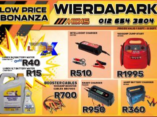Low Price Bonanza NOW ON at Wierdapark Midas!