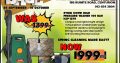 Ryobi 1200W High-Pressure Washer 100 Bar ONLY R999!