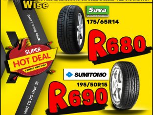 Sava 175/65R14 ONLY R680 & Sumitomo 195/50R15 ONLY R690!