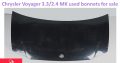 Chrysler Voyager 2.4/3.3 MK 1999-03 used bonnets for sale