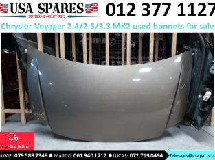 Chrysler Voyager 2.4/3.3 MK2 2004-07 used bonnets for sale