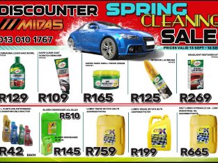 Spring Cleaning SALE now on at Discounter Midas!