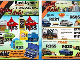 Spring Sale at East-Lynne Midas!