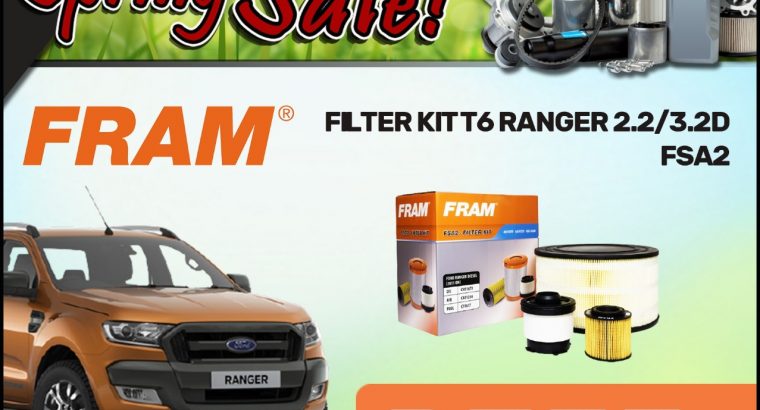 Filter Kit T6 Ranger 2.2/3.2D ONLY R355 at East-Lynne Midas!