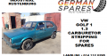 Vw Golf 1 1.3 stripping for spares