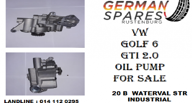 Vw Golf 6 Gti 2.0 oil pump for sale