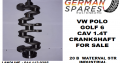 Vw Polo/Golf 6 CAV 1.4 T Crankshaft for sale