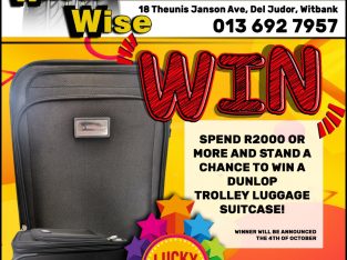 Spend R2000 or more & stand a chance to WIN this awesome Prize!