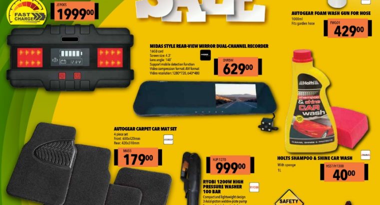 Spring Sale Witbank Midas 20 September – 10 October