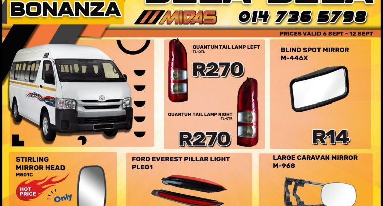 Weekly Bonanza at Midas Bela Bela!