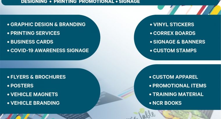 Printing and Branding services
